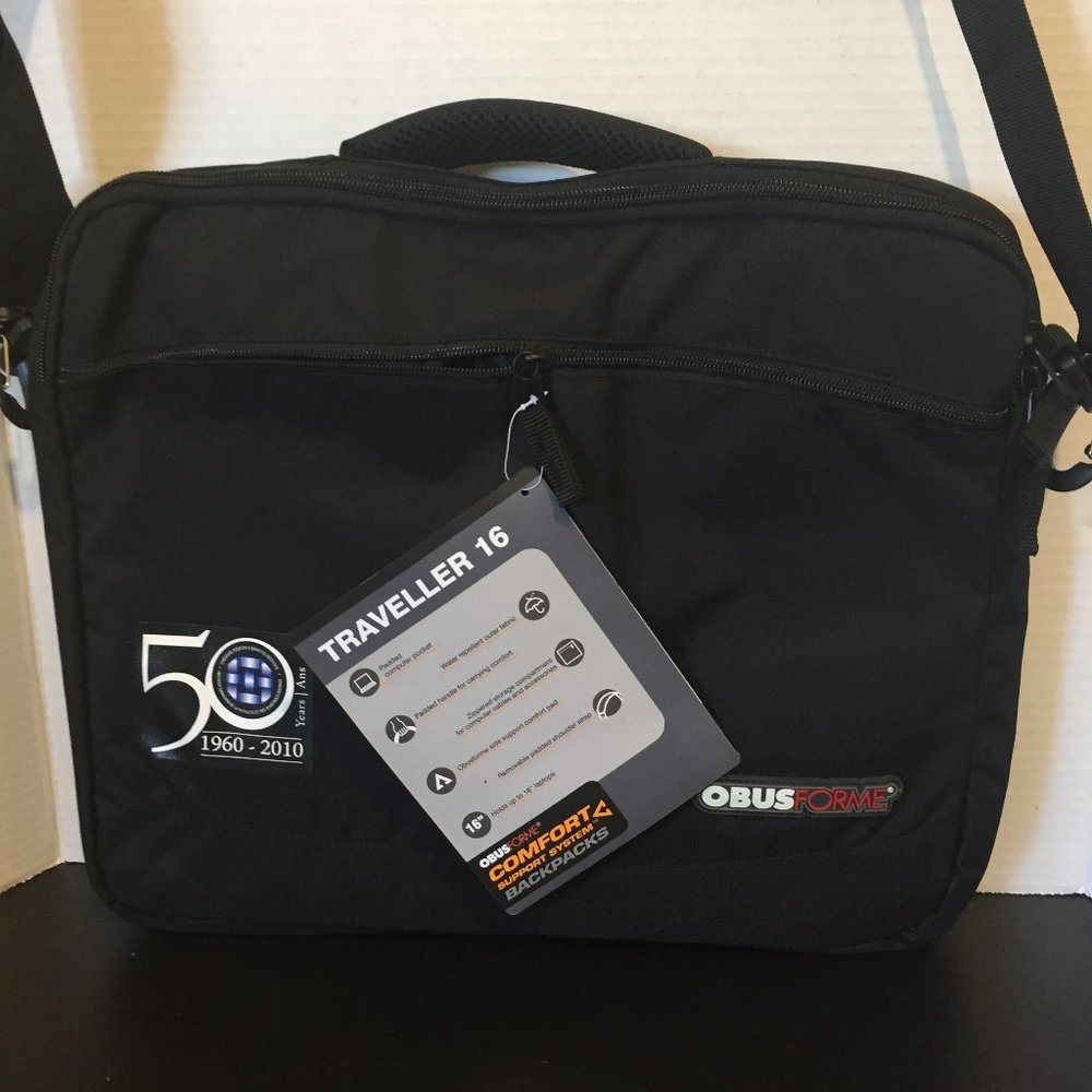 LapTop Bag - ObusForme Traveller 16 with Handle and removble Cross Body Strap